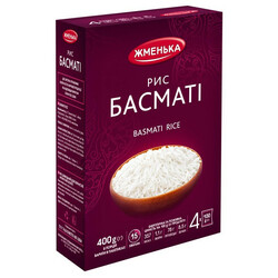Жменька. Рис Жменька Басмати 4*100г(4820152180216)