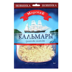 МОРСЬКІ Кальмари  сушені солоні 60г(4820182063916)