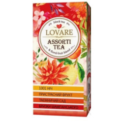 Lovare. Чай Lovare черный ассорти в пакетиках 4 вида *6шт*2г(4820097815686)