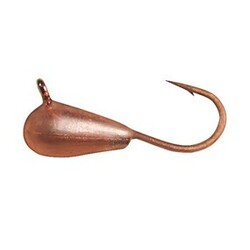 Shark. Блешня вольфрамова Крапля з вушком 0,15г диам. 2,0 мм гачок D20 гальваніка ц:медь(1843.00.0