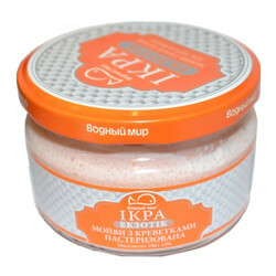 Водний Світ. Ікра мойви з креветкою з/би 180 г(4820088411699)