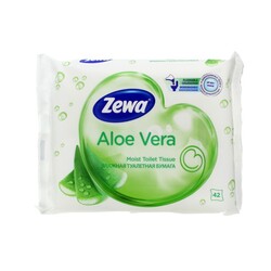 Zewa. Влажная туалетная бумага, Zewa Moist Aloe Vera 42 шт. (7322540898934)