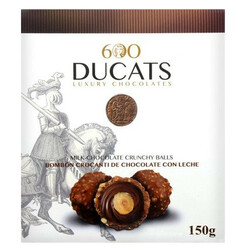 600 Ducats. Конфеты с начинкой из какао молочного шоколада, 150 гр (8413463119905)