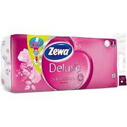 Zewа. Бумага туалетная Deluxe Soft Blossom 3 слоя  10шт/уп (7322540838305)
