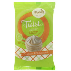 Жако. Зефир Twist с вкусом карамели 300 гр(4820177030985)