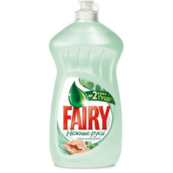 Fairy. Жидкость для мытья посуды Нежные руки чайное дерево и мята 500 мл (5413149395237)
