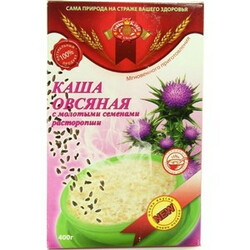 Golden Kings. Каша овсяная с молот семен расторопши 400гр(4820043011476)