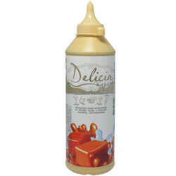Delicia. Наповнювач карамелевий топинг 600г(4820172380337)