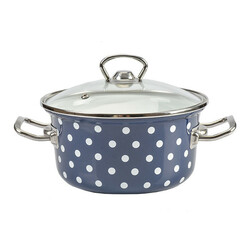 Idilia.  Каструля  Саксонія емаль/кін стік/кр 4л 81814(4823082272433)