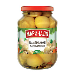 Маринадо. Гриби Шампіньйони мариновані 450г(4820078572676)