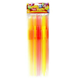 Happy Party. Соломка для коктейля Люминисцентн довга  25шт/уп(4820012341771)