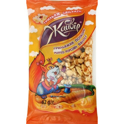 Жайвір. Грильяж попкорн 62гр(4820007055515)