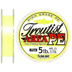 Sunline . Шнур Troutist Area 75м №0,2 5lb(1658.44.11)
