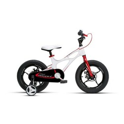 RoyalBaby. Велосипед SPACE SHUTTLE 14", OFFICIAL UA, белый (6954351404694)