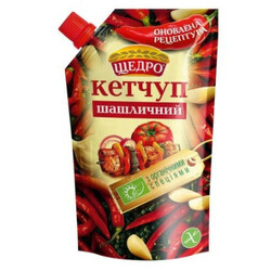 Щедро. Кетчуп Шашликовий д/п 200г(4823097400432)
