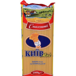 КиївМікс. Вироби макаронні КиївМікс Спагетти 1 кг(4820044842581)