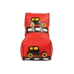 Tia - sport. Крісло мішок дитячий Машинка червона(sm - 0650)