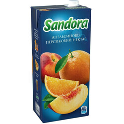 Sandora. Нектар апельсиново-персиковый 2л (4823063112451)