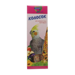 Природа.Ласощі для середніх папуг Мультифрут 140 г(4820157400012)