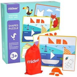 Mideer. Деревянная мозаика Геоформы (MD1097)