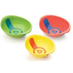 Munchkin.  Набір термо-чутливих тарілок "White Hot", 3шт., 12мес(5019090121002)