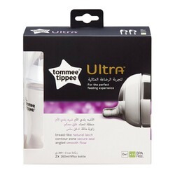 Tommee Tippee. Бутылочка для кормления Ultra 2 шт*260мл (42420276)