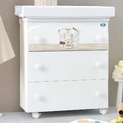 Pali. Пеленальный комод Pali Chic белый (8095238)