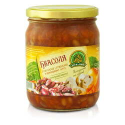 Дари Ланів. Квасоля з овочами і грибами в т-з 520г(4820039714442)