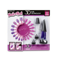 Nail - a - Peel. Ігровий набір для юного нейл-арт майстра -СТИЛЬ БОХО(1тюбик гелю, палітра для моделирова