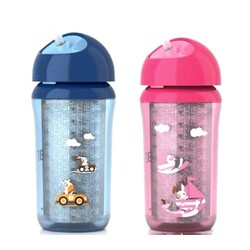 Avent.Термочашка  с трубочкой, 260 мл.от 12 мес.(542346)