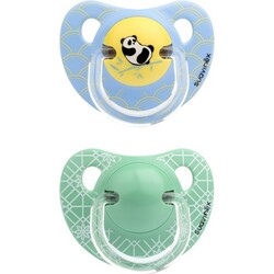 Suavinex. Набір пустушок анатомічних Історії панди +18 місяців Блакитний бамбук 2 шт(8426420042949)