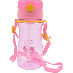 Lindo. Поилка-непроливайка с силиконовой трубочкой и ремешком 360мл 9мес+ (4890210005485)