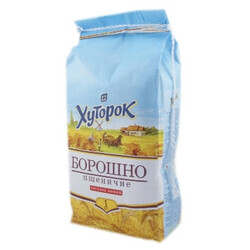 Хутірець. Мука Хуторок пшенична 1 кг(4820025860269)