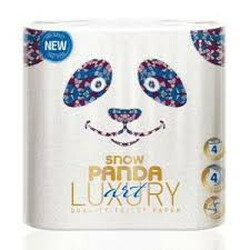 Сніжна панда. Бумага туалетная  Luxury Art  4шт-уп (4823019009637)
