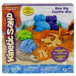 Kinetic Sand & Kinetic Rock.  Набір піску для дитячої творчості - KINETIC SAND DINO (гол., кор, ак