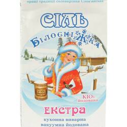 Слов'янська. Соль Слов'янська йодированная 1 кг(4820163940113)