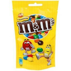 M&M's . Драже с арахисом 125г  (9861981002886)