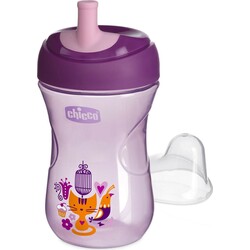 Chicco. Поильник-непроливайка Chicco Advanced Cup 266 мл 12м+ Ліловий(2900990759668)