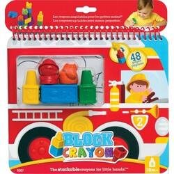 WOOKY. Набор-розфарбовування з восковою крейдою Пожежна машина(06007)