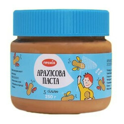 Премія. Паста арахисова з сіллю 250г(4824034046980)