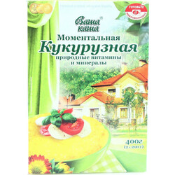 Ваша каша. Каша кукурузная  витамины и минералы 400г(9865060015576)