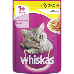Whiskas. Корм с курицей в желе 100 г(4770608239671)