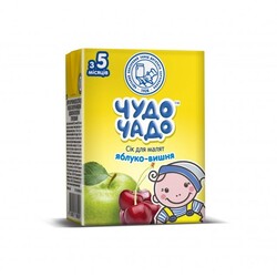 Чудо-Чадо. Сок Яблоко-вишня, 5мес+, 200 мл.(688298)