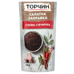 Торчин. Заправка салатна соєво-гірчичне 140г(7613037052077)