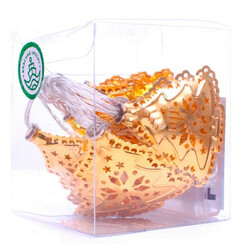 Гірлянда Ялинка 15LED ламп 1режим на бат біла(0250011127177)