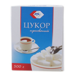 АТА. Цукор АТА  рафінад пресований 500 г   ( 4820016850057)