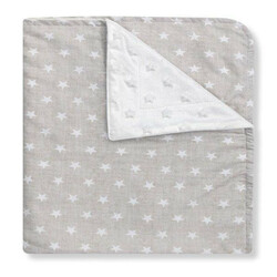 Interbaby. Рушник Star сіре 100х100(8100186)