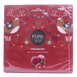 Pure Chocolate. Цукерки трюфель клюква-молочный шоколад  120 г(0250011334650)