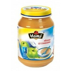 Пюре Hame "Яблуко з вершками", 190 р.(717131)