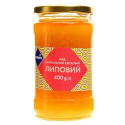 Премія. Мед натуральний квітковий липовий 400 гр(9865060030524)